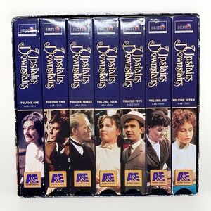Upstairs Downstairs Premiere Season New Sealed VHS Vol 1-7 A&E Includes 5 Extra